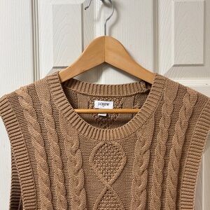 J. Crew Women's Cable Knit Sweater - Tan